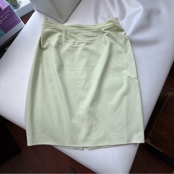 Tailleur Thierry Mugler 44/46 skirt+jacket Yellow no tag size - Picture 2 of 9